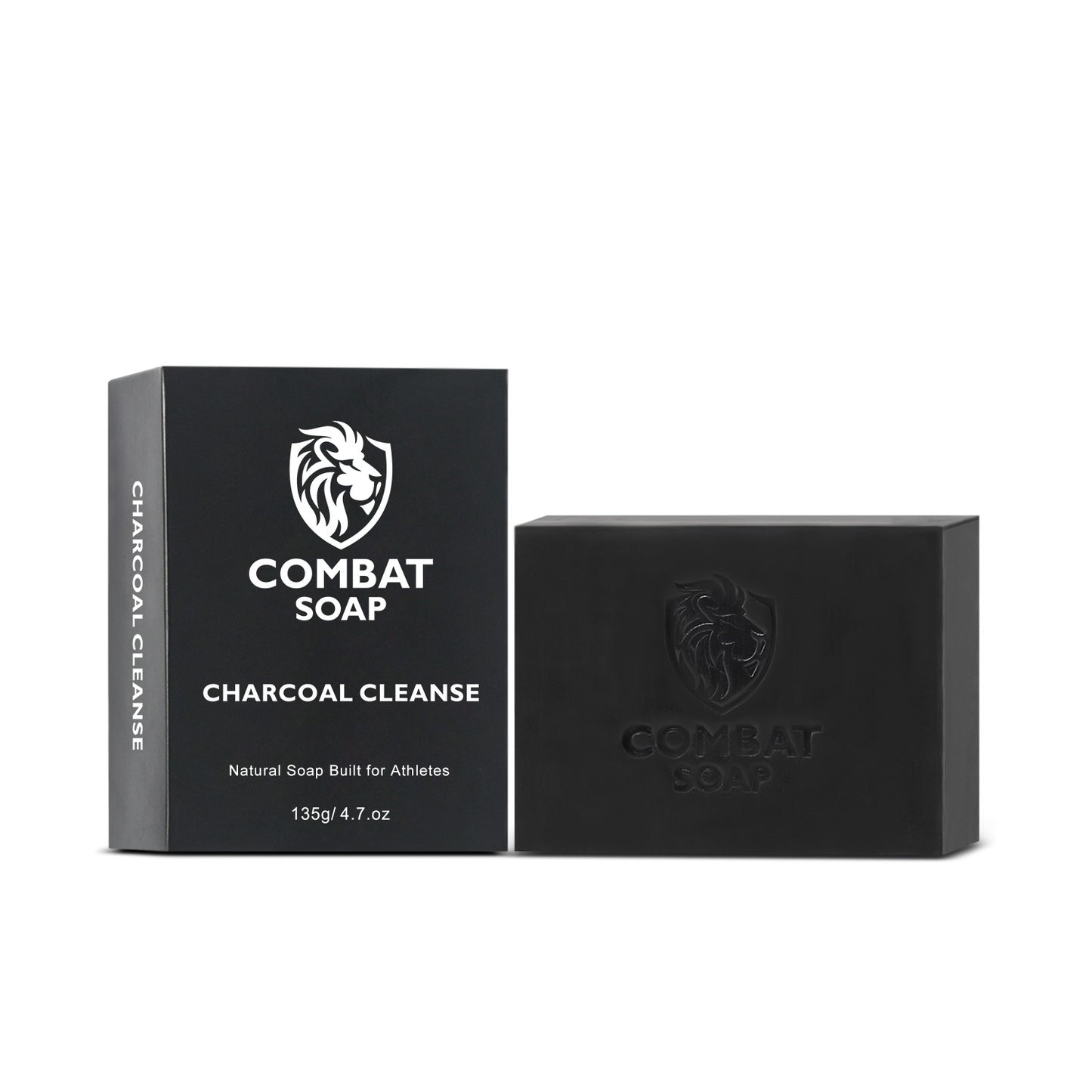 Combat Soap – 50 Bar Gym Pack (25 Charcoal Cleanse + 25 Ultimate Shield)